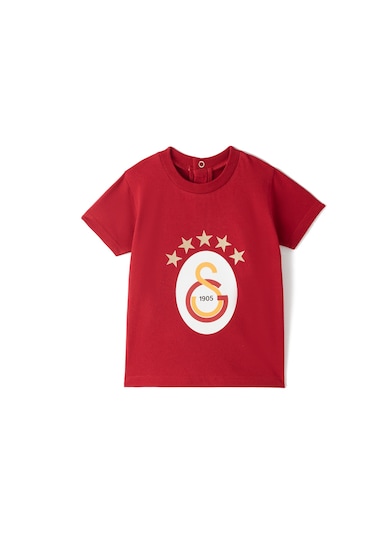 Gsstore Galatasaray 5 Yıldız Bebek T-shirt B251412 Kırmızı