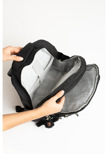 Ultra Hafif Orta Boy Sırt Çantası Unisex Siyah Model: 571-3c - Siyah