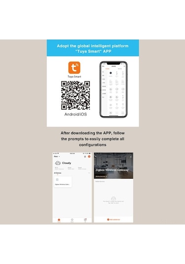 Moly Zigbee Su Dedektörü, Tuya Akıllı Bağlantı, Yerel-uzaktan Hatırlatma, Pil Düşük Uyarı