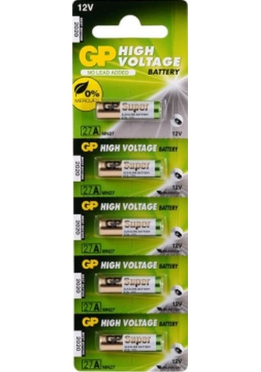 Gp 27a 12v Araç Kumanda Pili Camel 5li Kart 5570