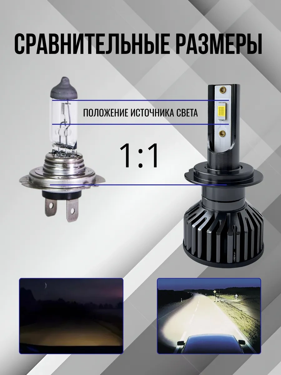 Carstore52 Otomobil İçin H7 Duylu Led Lambalar Led, Diyotlu 139220974