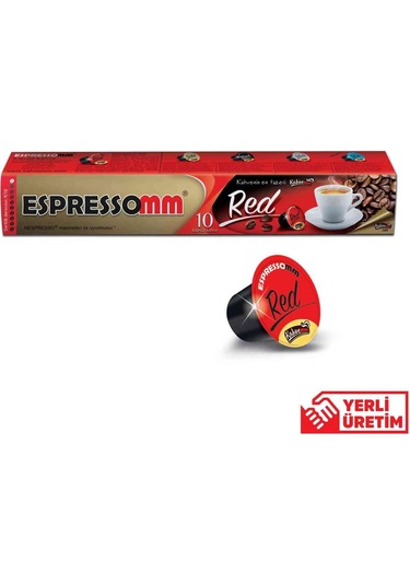 Espressomm Nespresso Uyumlu Red Kapsül Kahve 100 Adet