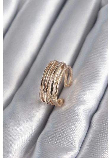 Dodes Dodes Gold Renk Ayarlanabilir Kadın Yüzük Tg27byk2947 Çok Renkli