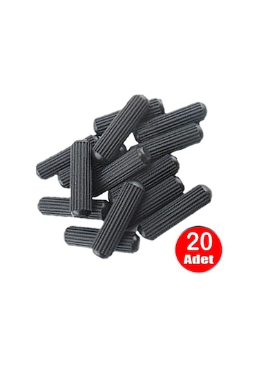 Plastik Kavela 8mm Mobilya Dolap Bağlantı Birleştirme Aparatı - 20 Adet