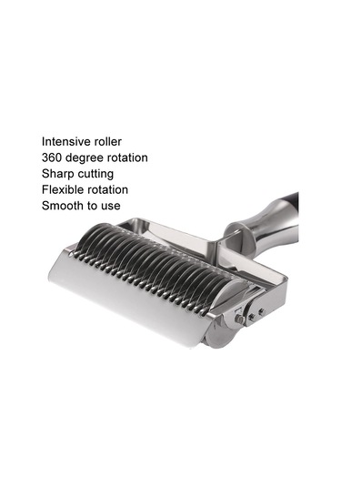 Cbtx 304 Paslanmaz Çelik İtici Çok Fonksiyonlu Erişte Kılıcı Kalınlaştırma Mutfak Erişte Kesici, Stil: Alüminyum Saplı 2.5mm