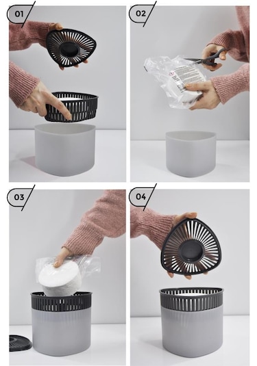 Nem Alıcılı ve Rutubet Giderici Aparat - 500 Gr - Üçgen Naturel