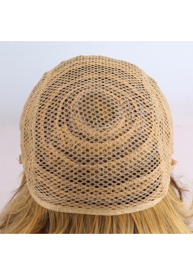 Mufunye Tek Parça Yüksek Isıya Dayanıklı Saç Eklentisi, 35cm Orta Ayrım Bob Kesim, Günlük Ve Parti Kullanımı