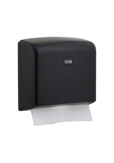 Vialli Z Katlı Kağıt Havlu Dispenseri Max 22 Cm 200 Adet Siyah