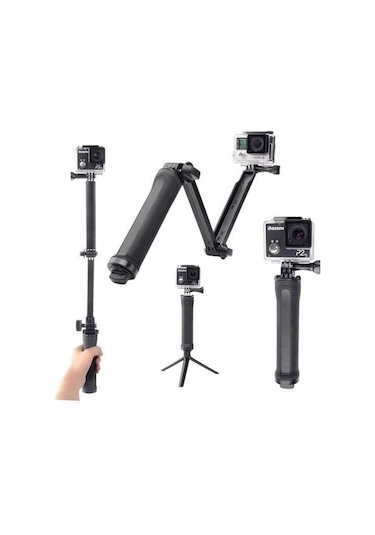 Oem Marka Gp05 Aksiyon Kameralar Mini Tripod Siyah