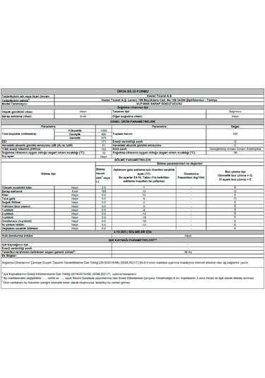 Vestel VLP-8000 9 Raf 77 Şişelik Şarap Soğutucu