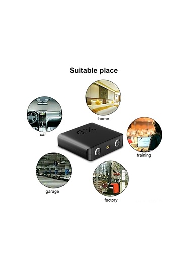 Geeroyoo Mini Gece Görüşlü Ir-cut Akıllı Spor Kamerası, Hd Çekim, Usb Kablolu, Kullanım Kılavuzu Ve Tf Kart Okuyucu Dahil Siyah