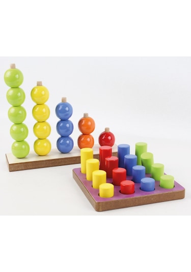 Ahşap Büyükten Küçüğe Sıralamayı Öğreniyorum