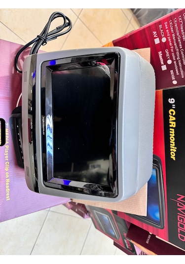 Navigold 7 İndc Usb/sd/ Koltuk Başlığı Monitör 2 Adet Gri Renk