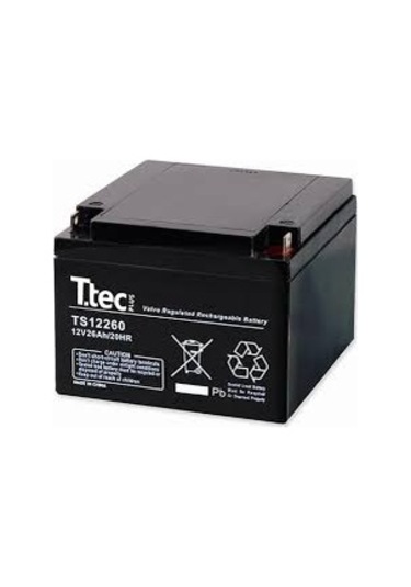 Ttec 12V26Ah Bakımsız Kuru Tip Akü