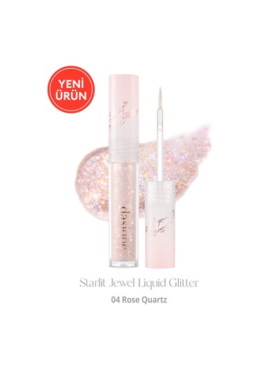 Dasique İnci Işıltılı Likit Glitter Starlit Jewel Liquid Glitter 04 Rose Quartz 04 Rose Quartz