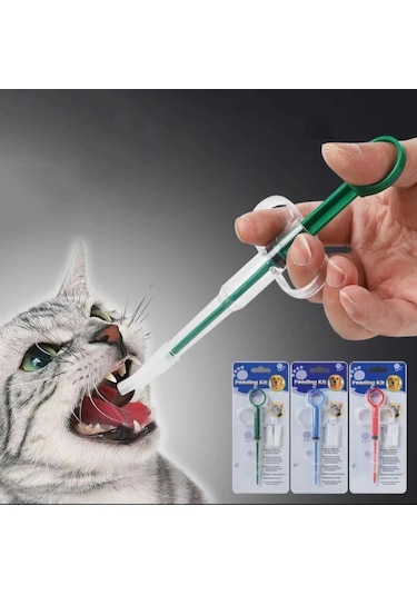 Kedi Köpek Şırınga Hap Yutturma Aparatı