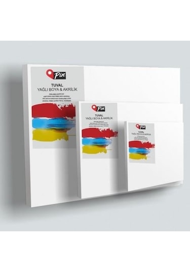 Pin Tuval 25 X 35 Cm Arkadan Zımbalı