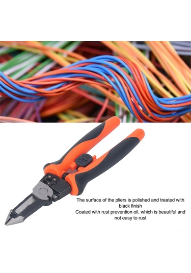 Honmex 7 Fonksiyonlu Elektrikçi Testere: Kablo Soyma, Presleme Ve Kesme İşleri İçin Çelik Vidalama Ve Kesme Aracı