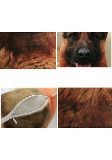 Zyzqstore Yastık 3d Sevimli Gerçekçi Komik Köpek Karikatür Çok Renkli Ev Hayvanları İçin Çok Renkli