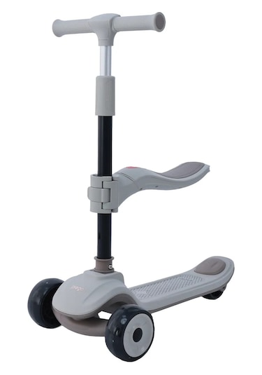 Prego Bluetooth Özellikli Işıklı Katlanabilir Nitro Scooter Bej
