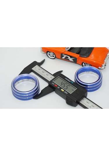 Dk Tuning Mustang 15-21 Ses Açma Düğmeleri Mavi Dekoratif Halkala
