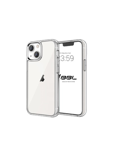 Apple İphone 15 Kılıf Deluxe 2mm Şeffaf Silikon - Şeffaf Şeffaf