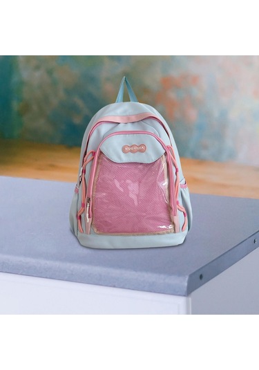 Suntek Moda Sırt Çantası Gündelik Sevimli Genç Kızlar Için MAvi Mavi