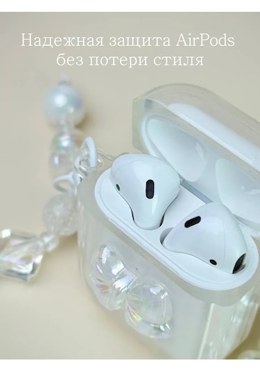 Qapla Airpods Uyumlu 2 İçin Kılıf, Kablosuz Kulaklık Airpods Uyumlu 418438729 Beyaz