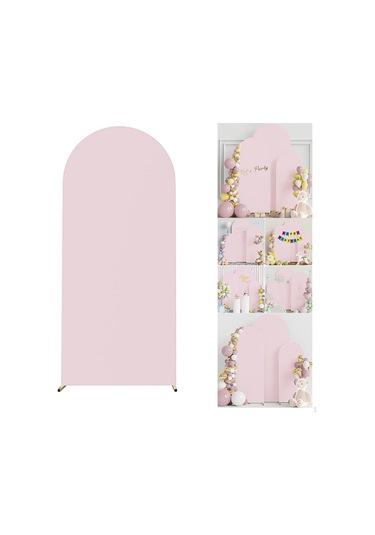 Doğum Günü Mezuniyet Töreni İçin Kemer Arka Kapak Dekoratif Yuvarlak Üst 65cmx150cm