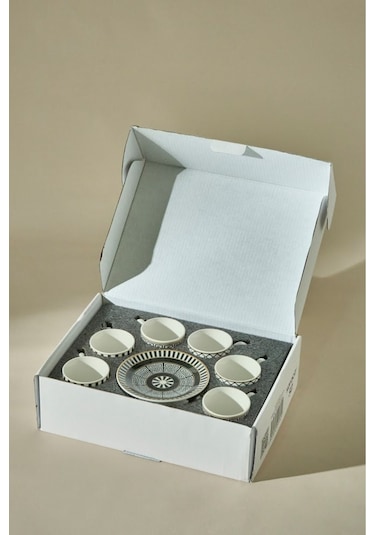 Karaca  Helenistik 6 Kişilik Kahve Fincanı 80 ml