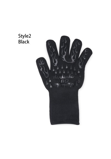 Barbekü Eldivenleri Izgara Eldivenleri Black Style2 Black Style2