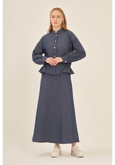 Ftz Women Kadın Etekli Takım Lacivert 31140 Lacivert