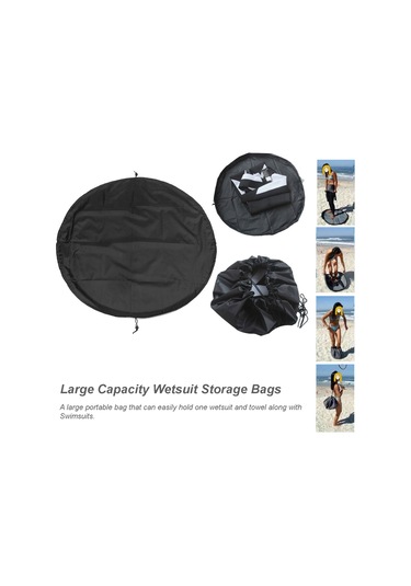 Qingmipy Spor Çantası: Yüzme, Sörf Ve Spor İçin Su Geçirmez, Katlanabilir Değişim Matı Ve Çanta Seti Diğer