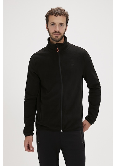 Bad Bear Bowie Full-zip Siyah Fermuarlı Erkek Polar Sweatshirt-siyah Siyah