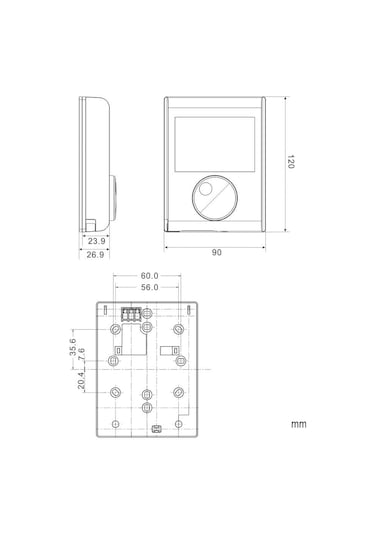 Siemens Rdh100 Dijital Ekran Kablolu Oda Termostatı
