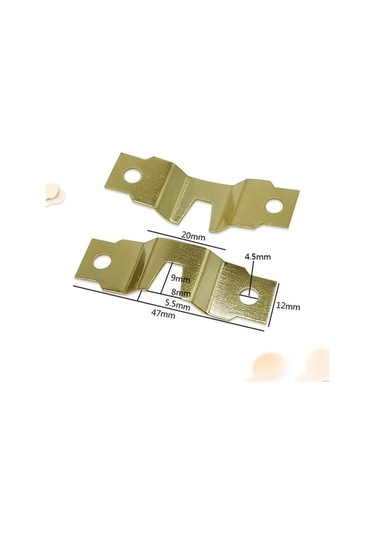 Pazly Suntek Resim Magideal Çerçevesi Bağlantı Askıları Asılı Altın 50x Lv Çok Renkli