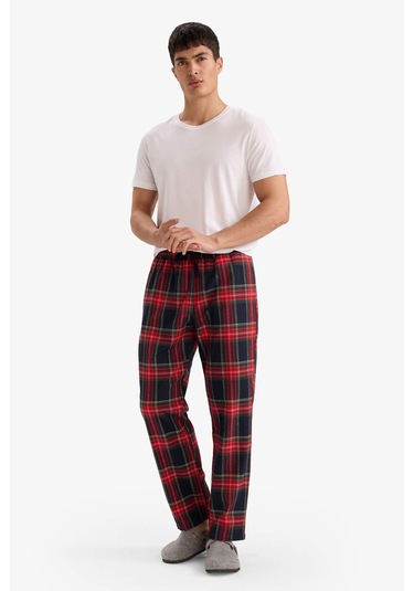 Defacto Regular Fit Cepli Uzun Boy Flanel Alt C6126ax25wnnv31 Lacivert-nv31