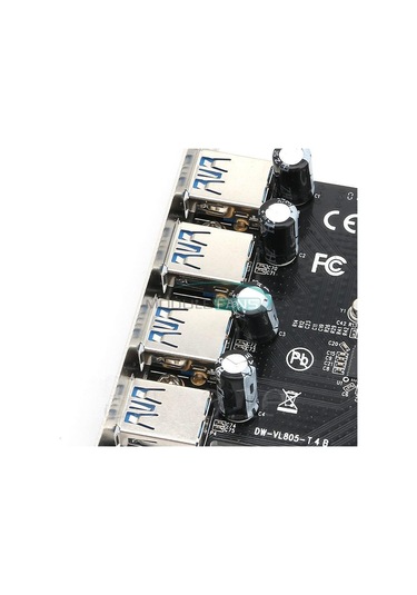 USB 3 0 PCI Express PCI E 4 Port Kart Çoklayıcı PCIe