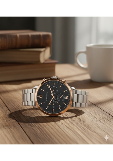 For Motion Erkek Kol Saati Altın Renk, Siyah Kadran - Fm.13507fm.02, 2 Yıl Garantili Bakır For Motion Erkek Kol Saati Altın Renk, Siyah Kadran - Fm.13507fm.02, 2 Yıl Garantili Bakır