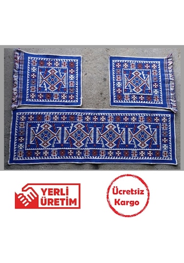 Oto Koltuk Kilim Seti - Çift Yön Ön Ve Arka Koltuk 3 Parça Takım