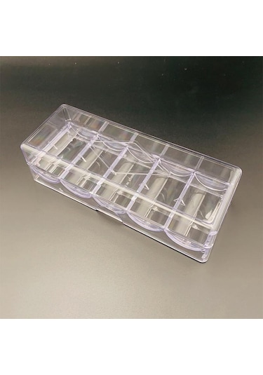 Poker Cips Kutusu Akrilik Ince Cips Şeffaf Kutu Casino Kumar Cips Saklama Kutusu Kapaklı Para Koleksiyonu Tutucu Kutuları