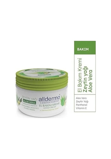Alldermo Zeytinyağı Susam Tüp Nemlendirici El Kremi 250 Ml