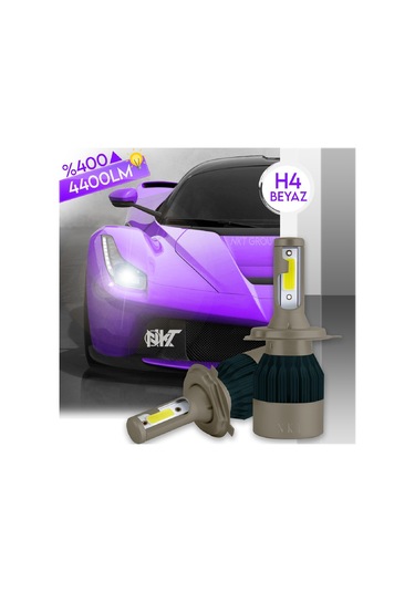 POINT MARKETING H4 White Beyaz Led Xenon Far Ledi Led Zenon Far Ampulü