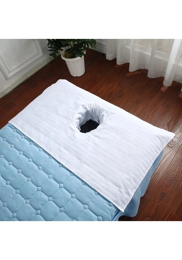 Pembe 50cmx70cm Yüz Delikli Pamuklu Masaj Havlusu, Tuina El Bezi, Massge Masa Örtüsü, Sırt Yürüyüşü 5 Parça 9xpjph Çok Renkli