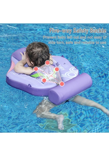 Mambobaby Şişme Olmayan Bebek Yüzme Şamandırası Yumuşak Mt3148pu-1 Mor