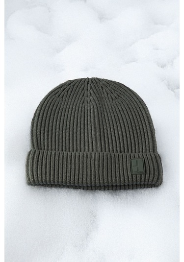 Haki Düz Örgü Bere 323024etc001 022 Haki