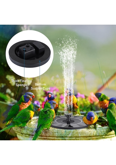 6 Nozullu 1w Serbest Daimi Su Güneş Çeşmesi Pompası