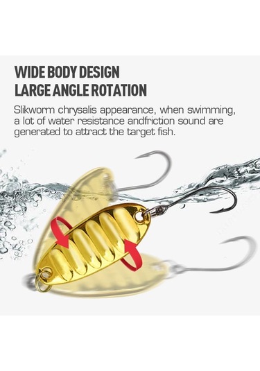 Krallık 1.5g 2.5g 3.5g 6 Adet/grup Balıkçılık Yem Metal Kaşık Cazibesi Yansıtıcı Kaplama Alabalık Bas Küçük Sert Pul Spinner Kaşık