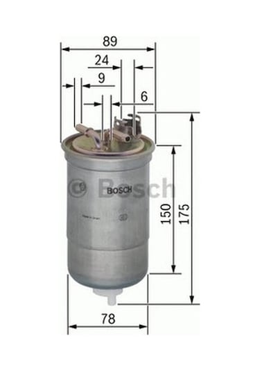 Bosch Yakıt Filtresi Golf III Passat 91 Transporter 1.6 1.9