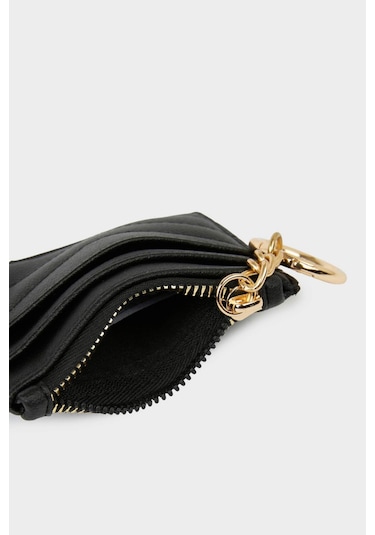 Defacto Kadın Suni Deri Kartlık G5206axnsbk27 Siyah-bk27